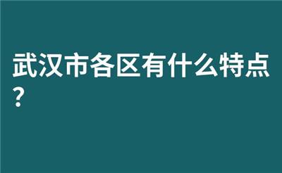 武汉市各区有什么特点？