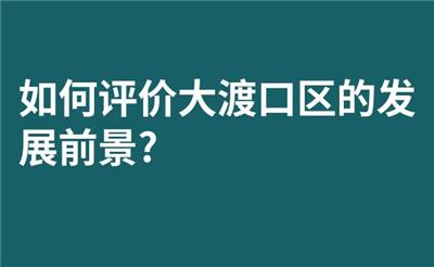 如何评价大渡口区的发展前景?