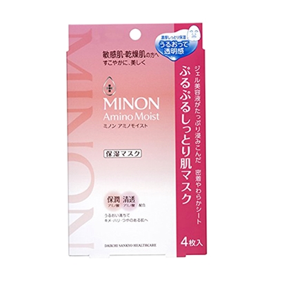 MINON氨基酸滋润面膜 4片